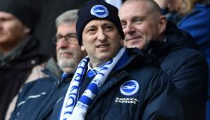 Tony Bloom hat seinen Lieblinsgklub Brighton & Hove Albion von der Drittklassigkeit in die Premier-League geführt. Seit 2018 gehört ihm auch Royale Union Saint-Gilloise.