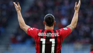 Platz 5 | ZLATAN IBRAHIMOVIC | AC Milan | 2,08 Prozent der Stimmen