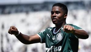 Endrick feierte im Oktober sein Profidebüt für Palmeiras.