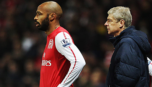 Thierry Henry (l.) soll Arsene Wengers einziger Wintertransfer bleiben