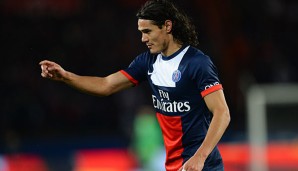 Edison Cavani wechselte erst im Sommer zum Verein aus Paris