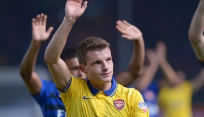 Thomas Eisfeld feierte sein Profidebüt für Arsenal beim 7:5-Sieg nach Verlängerung gegen Reading