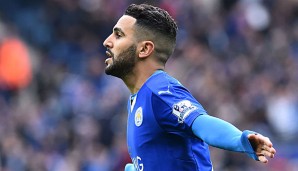 Riyad Mahrez steht bei 17 Toren in der aktuellen Saison