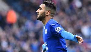 Riyad Mahrez wurde in England für seine starke Saison ausgezeichnet