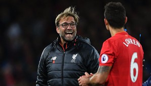 Jürgen Klopp und der FC Liverpool sind momentan punktgleich mit dem Tabellenführer