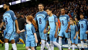 Manchester City lief mit Gündogan-Trikots aufs Feld