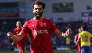 Platz 4: MOHAMED SALAH (FC Liverpool) - 51 Pflichtspiele, 31 Tore, 16 Vorlagen