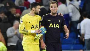 Hugo LLoris und Harry Kane spielen für Tottenham Hotspur