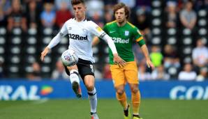 Mason Mount (FC Chelsea, ausgeliehen an Derby County), Offensives Mittelfeld, 19 Jahre: Der Youngster wird in England mit dem großen Frank Lampard verglichen. Mount blüht bei Derby County derzeit richtig auf.