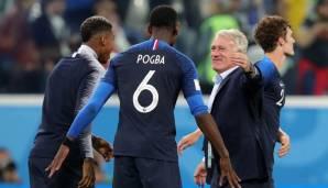 Außerdem weiß Deschamps, wie man aus Paul Pogba das Optimum herausholt. Hat bei der Equipe aber einen Vertrag bis 2020 - eigentlich unvorstellbar, dass er vor der EM geht.