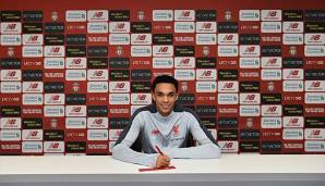 Trent Alexander-Arnold hat seinen Vertrag beim FC Liverpool verlängert.