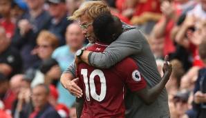 Beim FC Liverpool glücklich vereint: Jürgen Klopp und Sadio Mane.