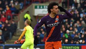 Leroy Sane bejubelt sein Tor gegen Huddersfield.