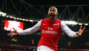 PLATZ 7: Thierry Henry (FC Arsenal) - 175 Tore.