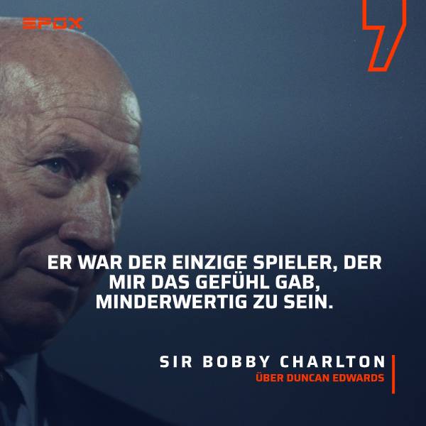 Sir Bobby Charlton über seinen ehemaligen Mitspieler Duncan Edwards.