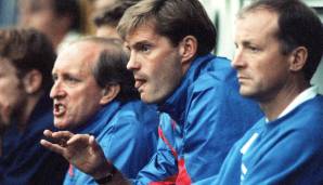 Glenn Hoddle übernahm beim FC Chelsea 1993 das Amt des Spieler-Trainers.