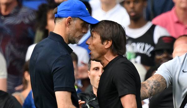Chelsea-Trainer Thomas Tuchel und Tottenham-Coach Antonio Conte gerieten am Wochenende heftig aneinander.