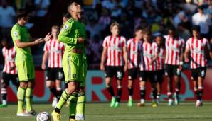 Platz 4: FC Brentford vs. Manchester United 4:0 am 13. August 2022 - 0:4 nach 35 Minuten?! Das war CR7 in seiner illustren Karriere noch nie passiert. Die No-Name-Truppe aus dem Speckgürtel Londons spielte die Red Devils ordentlich her.