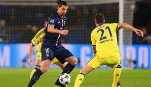 Zlatan Ibrahimovic spielt seit 2012 im Trikot vom PSG