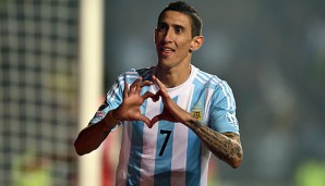 Di Maria glänzt regelmäßig in der argentinischen Nationalmannschaft