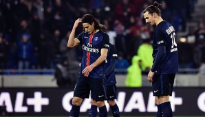 Ein seltenes Bild in Paris: Hängende Köpfe bei Ibrahimovic und Co.