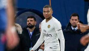 Kylian Mbappe traf beim PSG-Sieg in Caen doppelt.