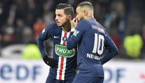 Bleiben zunächst Teamkollegen bei Paris Saint-Germain: Mauro Icardi und Neymar.