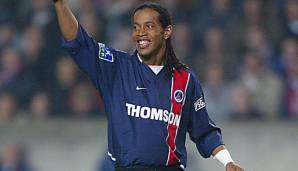 RONALDINHO (2001-2003): Bevor Ronaldinho in Barcelona zum Weltstar wurde, brillierte er in Frankreich bei PSG. Er gewann dort zwar keine Titel, doch machte er 25 Tore (17 Assists) in 77 Spielen für die Pariser, seiner ersten Europa-Station.