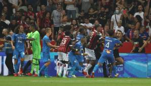 22. August 2021: Auch beim Derby zwischen Nizza und Marseille stand Payet im Mittelpunkt. Es war zu heftigen Ausschreitungen gekommen, weil er als Reaktion eine Plastikflasche zurück in Richtung Heim-Publikum geworfen hatte.