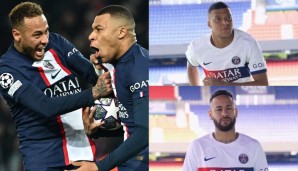 Neymar Kylian Mbappe PSG away kit 2023-24