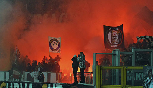 Momentan gibt es immer wieder Unruhe in den italienischen Stadien