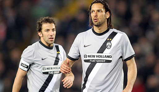 Amauri (r.) wechselte 2008 von Palermo zu Juventus Turin