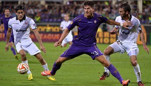 Mario Gomez vom AC Florenz musste mehrere Wochen pausieren