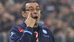 Maurizio Sarri übernahm Napoli vor der Saison von Rafael Benitez