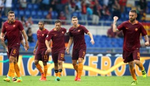 Francesco Totti und Edin Dzeko drehten die Partie zugunsten der Roma