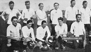 Platz 20: JULIO LIBONATTI (v.2.v.l.) - 59 Tore für FC Genua und FC Turin zwischen 1929 und 1936.