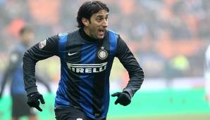 Platz 9: DIEGO MILITO - 86 Tore für FC Genua und Inter Mailand zwischen 2008 und 2013.
