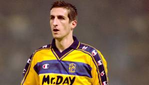 JOHAN MICOUD | Position: Offensives Mittelfeld | 65 Pflichtspiele für Parma Calcio zwischen 2000 und 2002 | Tore: 13 | Torvorlagen: 2