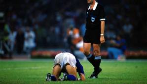 Aufgrund von Verletzung schoss er dort in zwei Saisons kein einziges Tor mehr. Traurige Berühmtheit erlangte er auch, als er bei der WM 1990 mit dem entscheidenden Elfer im Halbfinale an Argentiniens Goycochea scheiterte.