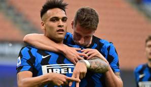Kehrt Lautaro Martinez (l.) Inter Mailand im Sommer den Rücken?