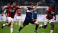 Inter und AC Mailand kämpfen im Fernduell um die Meisterschaft.