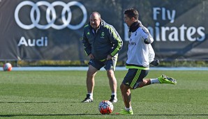 Zwischen Coach Rafa Benitez und Superstar Cristiano Ronaldo gibt es keine Probleme