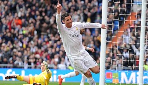 Am Wochenende zerlegte Cristiano Ronaldos Madrid Gijon mit 5:1