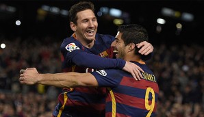 Lionel Messi und Luis Suarez brillierten beim Heimsieg von Barcelona gegen Vigo