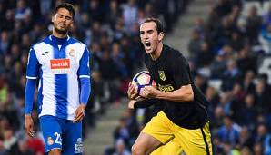 Diego Godin bejubelt seinen Treffer