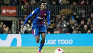 Comeback naht: Barcas Dembele absolviert Teile des Mannschaftstrainings.