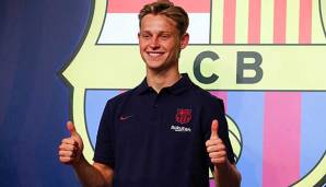 Wechselte im Sommer von Ajax Amsterdam zum FC Barcelona und spielt dort mit Idol Lionel Messi: Frenkie de Jong