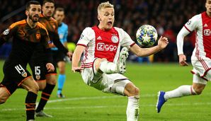 Donny van de Beek hat dementiert, dass sein Wechsel zu Real feststehen würde.