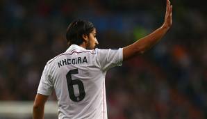 Platz 17 | Sami Khedira | Spiele: 126 | Verein: Real Madrid | Tore: 8 | Vorlagen: 12