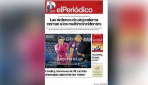 EL Periodico: "Barca wirft die Liga weg. Die Blaugrana ziehen gegen Levante nach einer 2:0-Führung den Kürzeren und sind praktisch um den Titel gebracht."